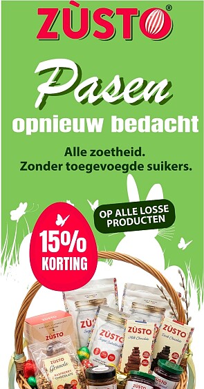 15% korting op Zùsto producten