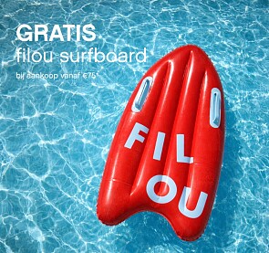 Gratis kids surfboard bij aankoop