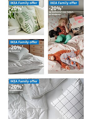 😴 -20% op bedtextiel bij Ikea 💛