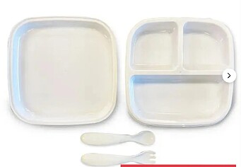 Quuby kinderservies set wit