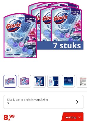 Glorix WC blokjes