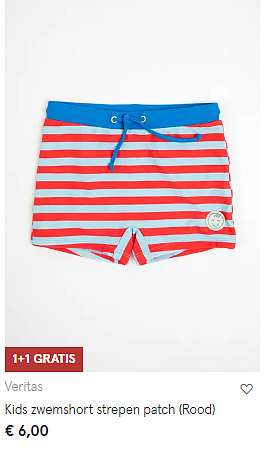 1+1 gratis bij Veritas ✨