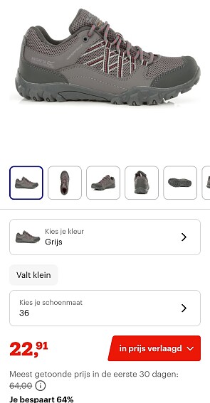 Schoenen Hiking dames maat 36 -64%