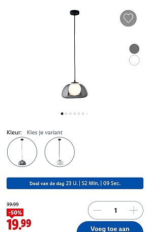Ledhanglamp LIVARNO home -50%