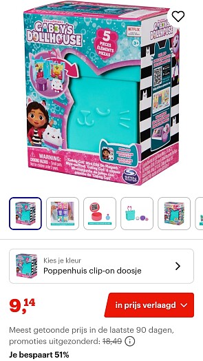 Gabby’s Poppenhuis -51%
