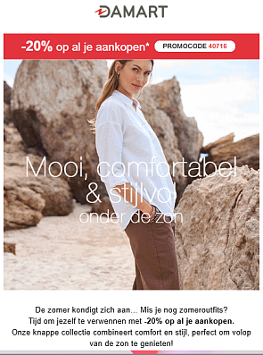 damart: 20% korting