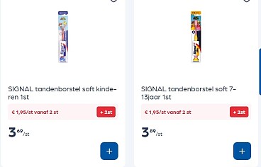 Signal tandenborstel voor kinderen goedkoper