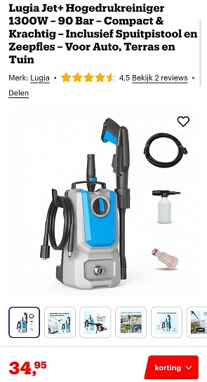 Knalpromo: Lugia Jet+ Hogedrukreiniger