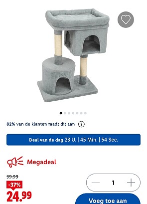 Krabpaal voor katten -37%