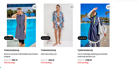 Burkini's van Turkishsouq tot -81%