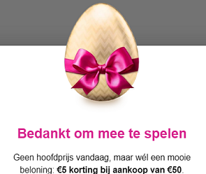 -€5,00 bij aankoop vanaf €50 bij ICI Paris XL