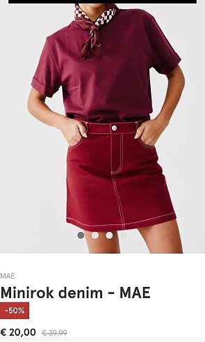 Minirok denim MAE -50%