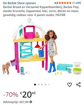 Barbie Broed en Verzamel Kippenboerderij