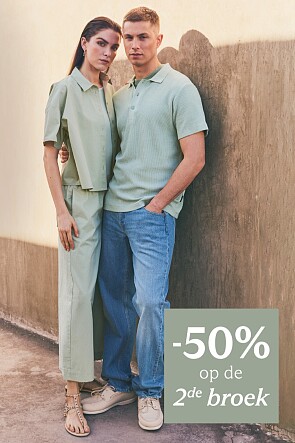 -50% op je tweede broek