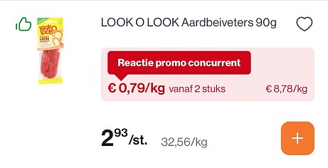 Lookolook snoep aardbeiveters heel goedkoop