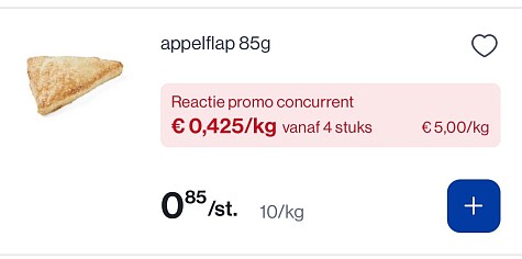 Appelflappen -50% bij okay
