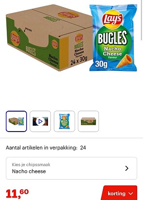 Lay's Bugles Nacho Cheese -