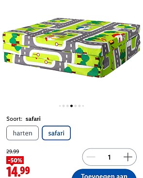 Plooimatras voor kinderen -50%
