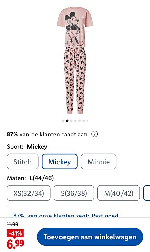 Pyjama voor dames -41%