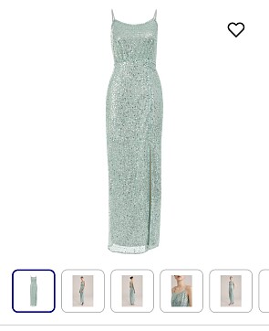 WE Fashion Dames Maxi jurk met pailletten -67%