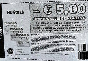 Huggies extra care maat 2 in promo + e-coupon