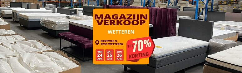 Sleepworld magazijnverkoop! 🤩
