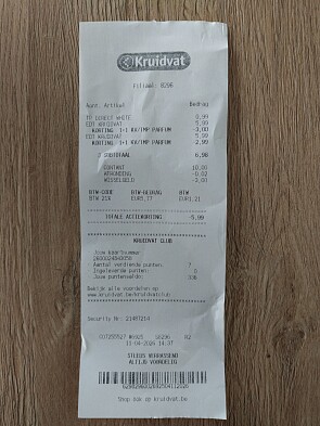 Kruidvat parfum 1 + 1 gratis