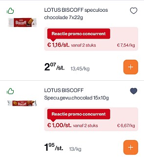 Lotus biscoff Speculoos goedkoper + coupon
