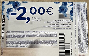 Soupline infinie 1+1 in combinatie met coupon