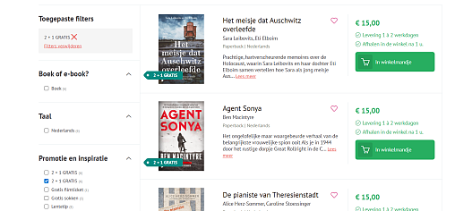 Standaard boekhandel: 2 + 1 gratis op waargebeurde verhalen over buitengewone mensen tijdens WOII