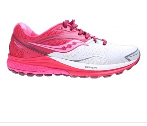 hardloopschoen saucony Ride 9 dames rood/wit maat 37