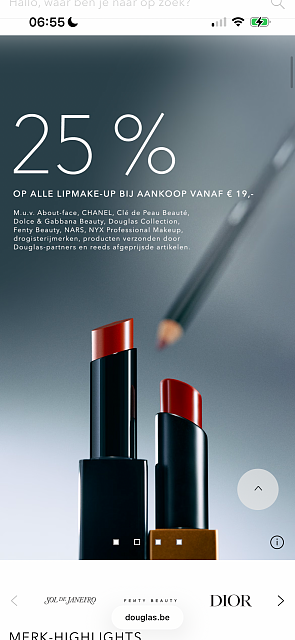 -25% op lipmake up