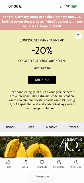 Bonprix Germany turns 40