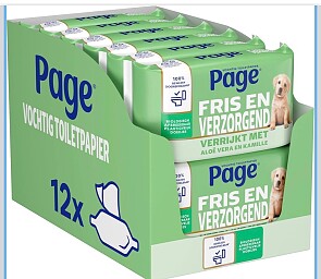 Page Vochtig Toiletpapier