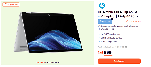 HP OmniBook 5 Flip 14"