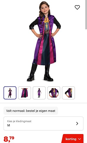 FROZEN 2 jurk (7-8 jaar) goedkoop bij Bol