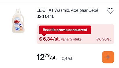 Le chat vloeibaar wasmiddel baby -50%
