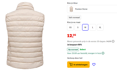 Only bodywarmer