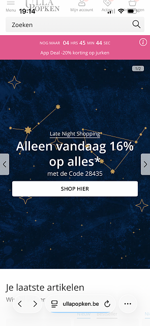 Late night shopping