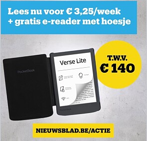 Het Nieuwsblad + gratis e-reader