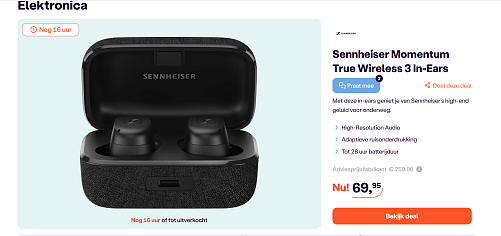 Sennheiser Momentum True Wireless 3 In-Ears