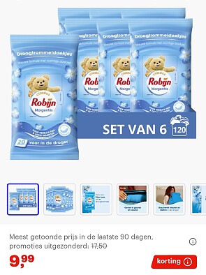 Robijn trommeldoekjes