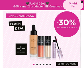 -30% op BE Creative 🎀 ICI Paris XL