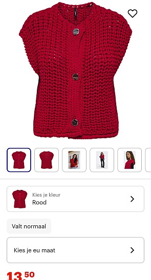 Only gilet maat S en M -70%