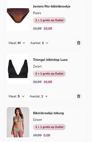 Bikini tops & broekjes Hunkemöller