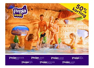 50% korting bij Plopsa 🍄🌼🎢🎡🎠