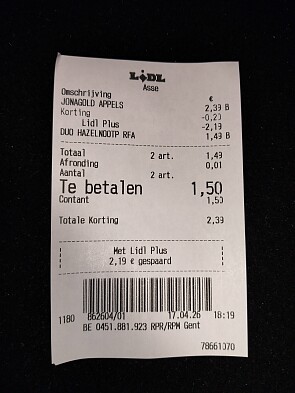 Gratis Jonagold appels bij Lidl