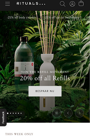 -20% op Rituals refills ✨