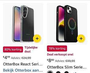 Otterbox voor gsm's vanaf 4,99€
