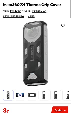 Insta360 X4 Thermo Grip Cover